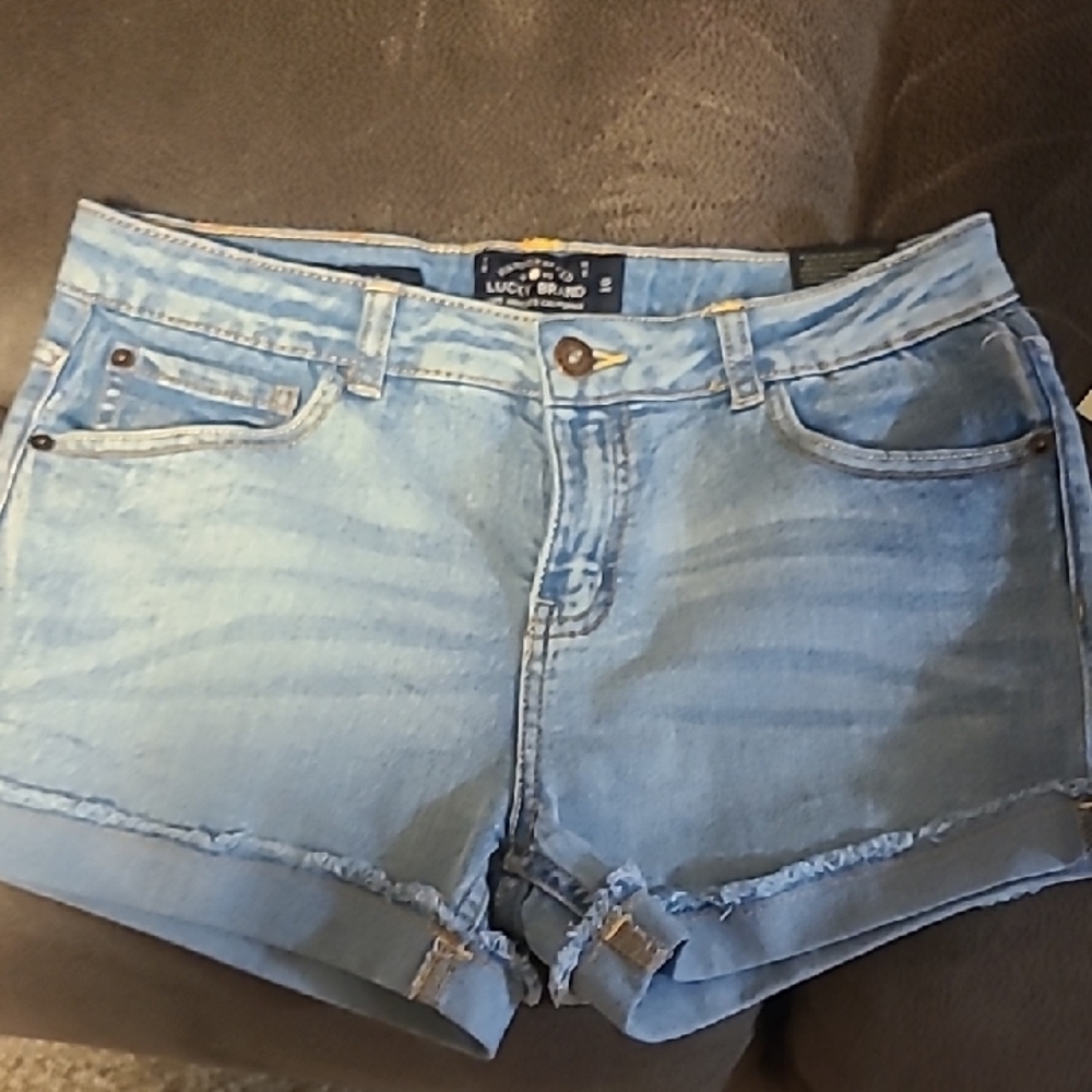 Lucky Brand Blue Jean Shorts with Rolled Hem